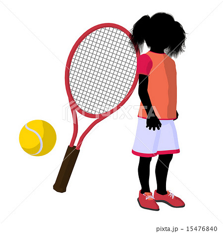 Teen Tennis Player Illustration Teen Tennis Player Illustration 15476840