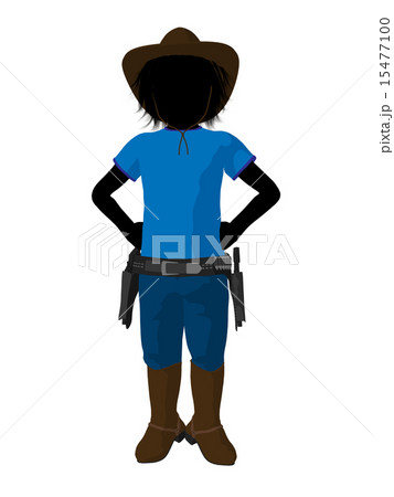 Teen Cowboy Illustration 15477100