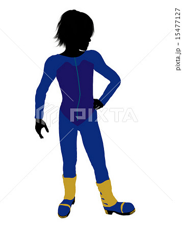 Male Teen Skier Illustration Silhouette 15477127