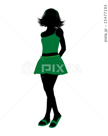 Teenager Illustration Silhouette 15477193