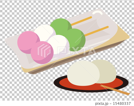 三色餃子和大福 15480337