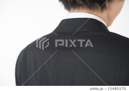 就職活動　就活　就職説明会　企業訪問　男性　襟 15480370