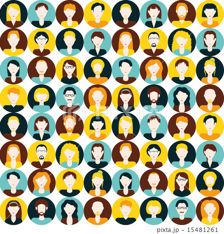 people seamless pattern people seamless pattern 15481261