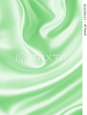 Smooth elegant green silk or satin  15482038
