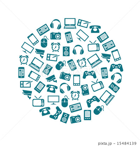 gadget icons in circle gadget icons in circle 15484139