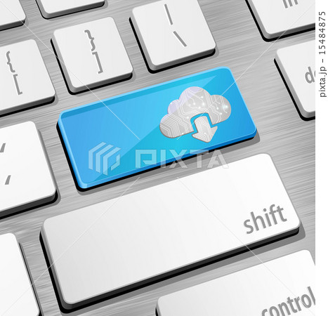 クラウドのキーボード 15484875
