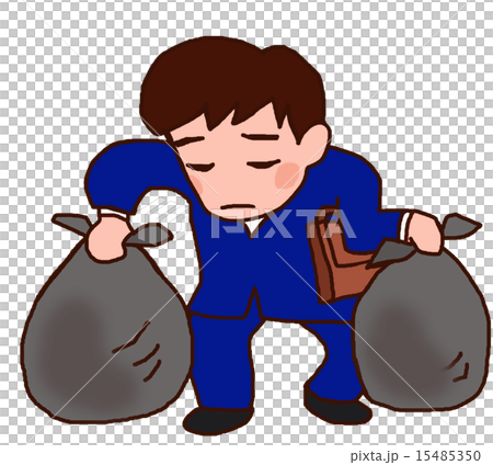 Dad who places garbage Dad who places garbage 15485350