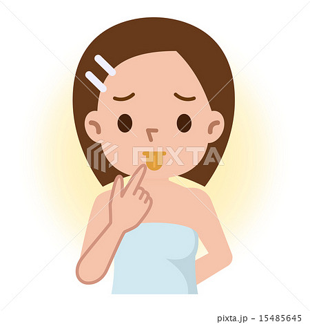 舌苔 女性 舌苔 女性 15485645