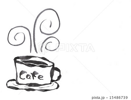 カフェ コーヒー Cafe のイラスト素材