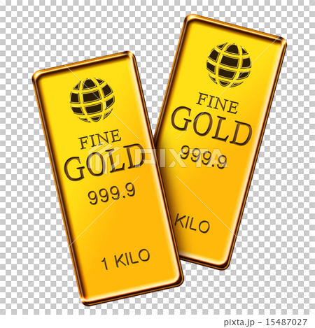 Two gold ingots 15487027