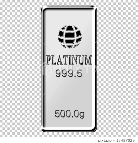 プラチナのインゴット 15487029