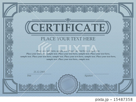 Certificate or coupon template 15487358