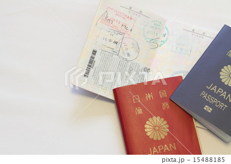 パスポートとパスポートの査証 パスポートとパスポートの査証 15488185