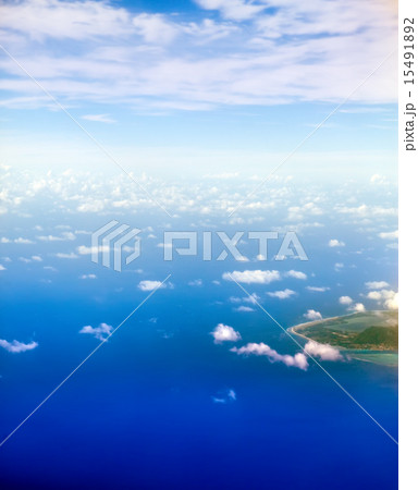Islands in the ocean. Aerial view. 15491892