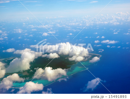 Islands in the ocean. Aerial view. 15491893