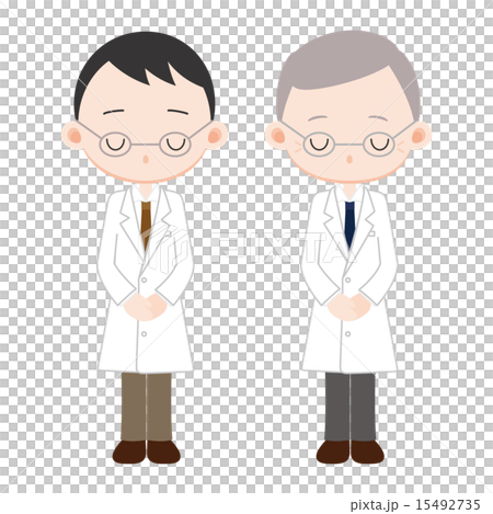 頭を下げる医師 15492735