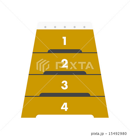 跳び箱正面４段のイラスト素材 [15492980] - PIXTA
