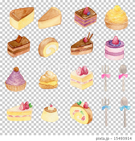 ケーキセット 15493914
