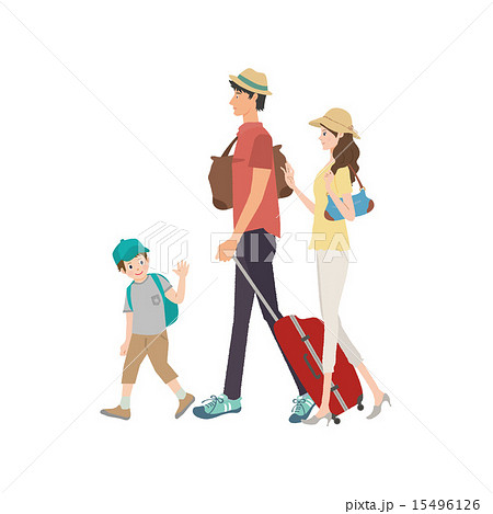 家族 旅行 イラストのイラスト素材 家族 旅行 イラストのイラスト素材
