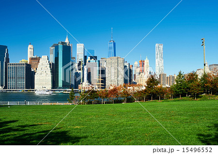 Lower Manhattan skyline view from Brooklyn Lower Manhattan skyline view from Brooklyn 15496552