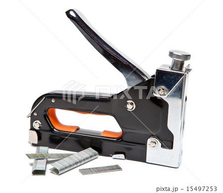 metal stapler for repair work on the house 15497253
