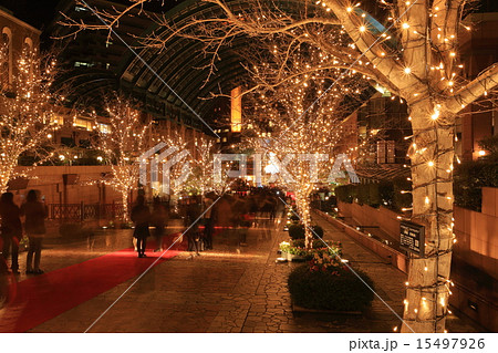 恵比寿ガーデンプレイスのクリスマス風景の写真素材