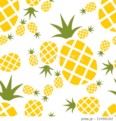 Pineapple Seamless Patternのイラスト素材