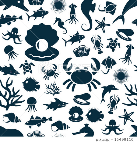 sealife seamless pattern sealife seamless pattern 15499110