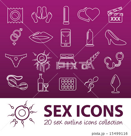 sex outline icons 15499116