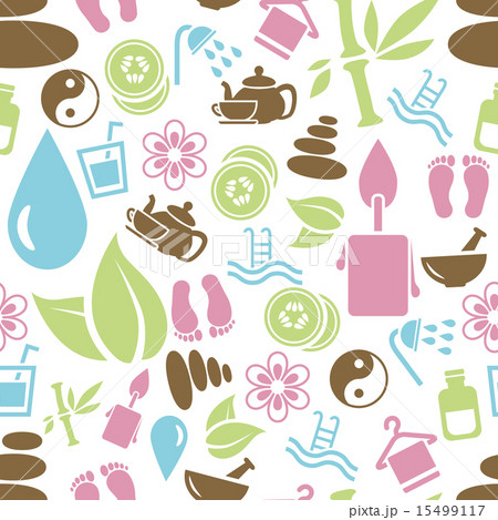 spa seamless pattern spa seamless pattern 15499117