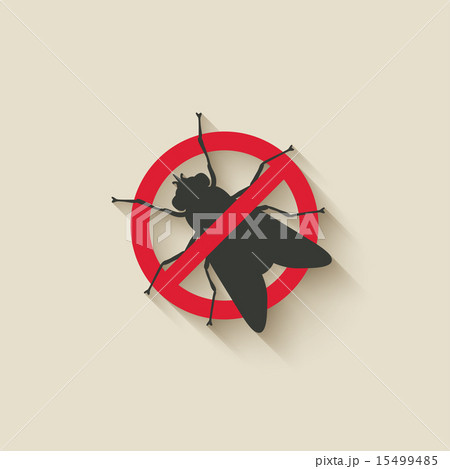 fly warning sign fly warning sign 15499485