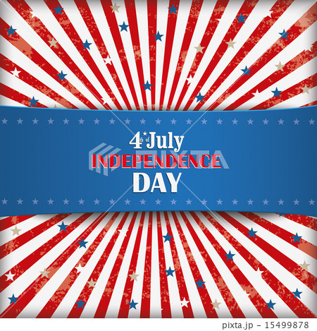 4th july retro banner 15499878