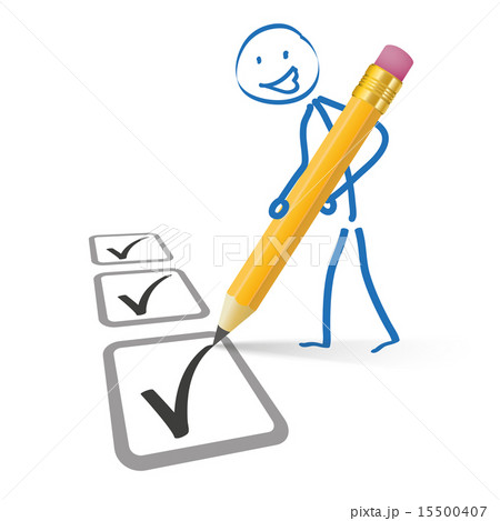 Stickman Pencil Checklist 15500407