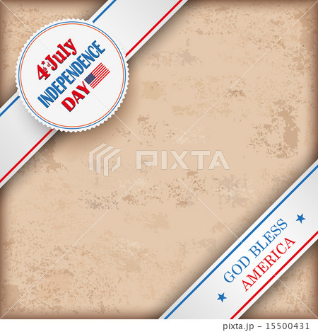 Vintage Background 4 July US Flag 15500431