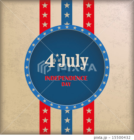 Vintage Background 4th July 3 Stripes 15500432