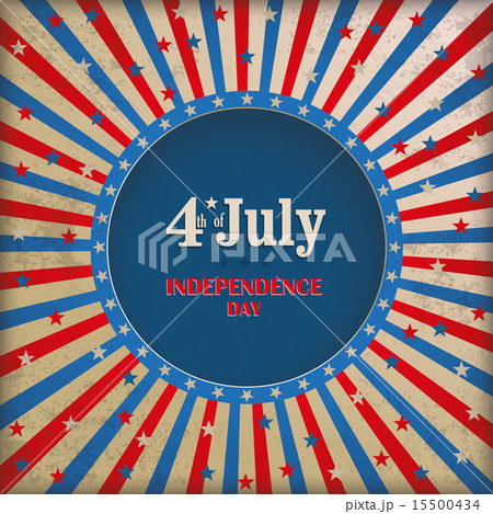 Vintage Background 4th July 15500434