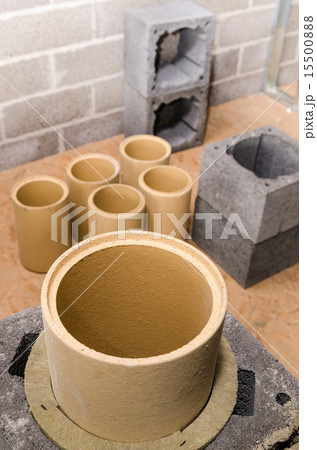 Construction of modular ceramic chimney 15500888