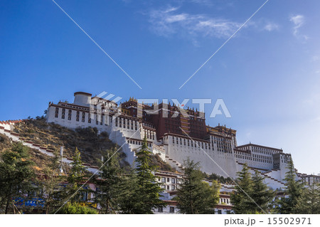 世界遺産 チベット ラサのポタラ宮 15502971