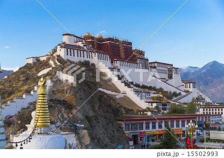 世界遺産 チベット ラサのポタラ宮 15502993