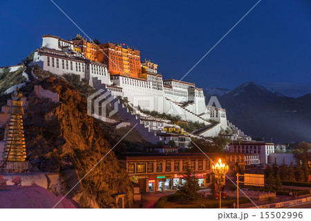 世界遺産 チベット ラサのポタラ宮 15502996