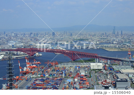 阪神高速・港大橋全景 15506040