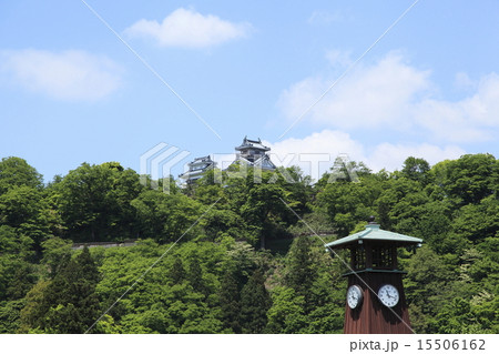 時計台と大野城 15506162