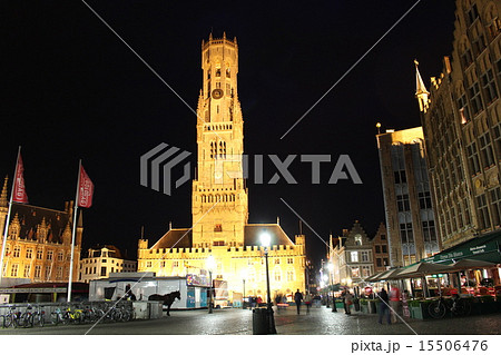 世界遺産ブルージュ鐘楼 ベルギーの写真素材