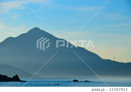 青葉山 若狭富士 の写真素材