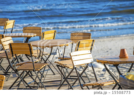 beer garden at the Baltic Sea in Poland beer garden at the Baltic Sea in Poland 15508773