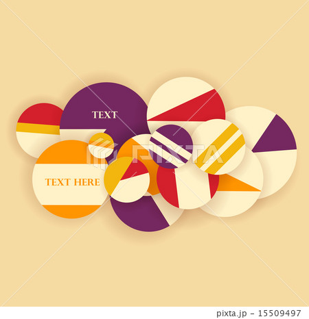 Background with circles 15509497