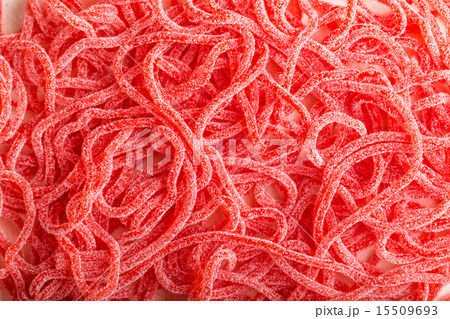 rubber candies in the shape of a snake 15509693