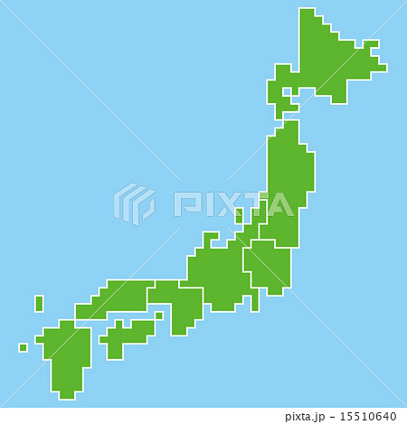 地域区分別日本ドット地図(ネイチャー) 地域区分別日本ドット地図(ネイチャー) 15510640