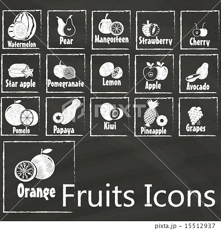 white fruit icons 15512937