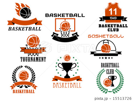 Basketball game emblems and symbols Basketball game emblems and symbols 15513726